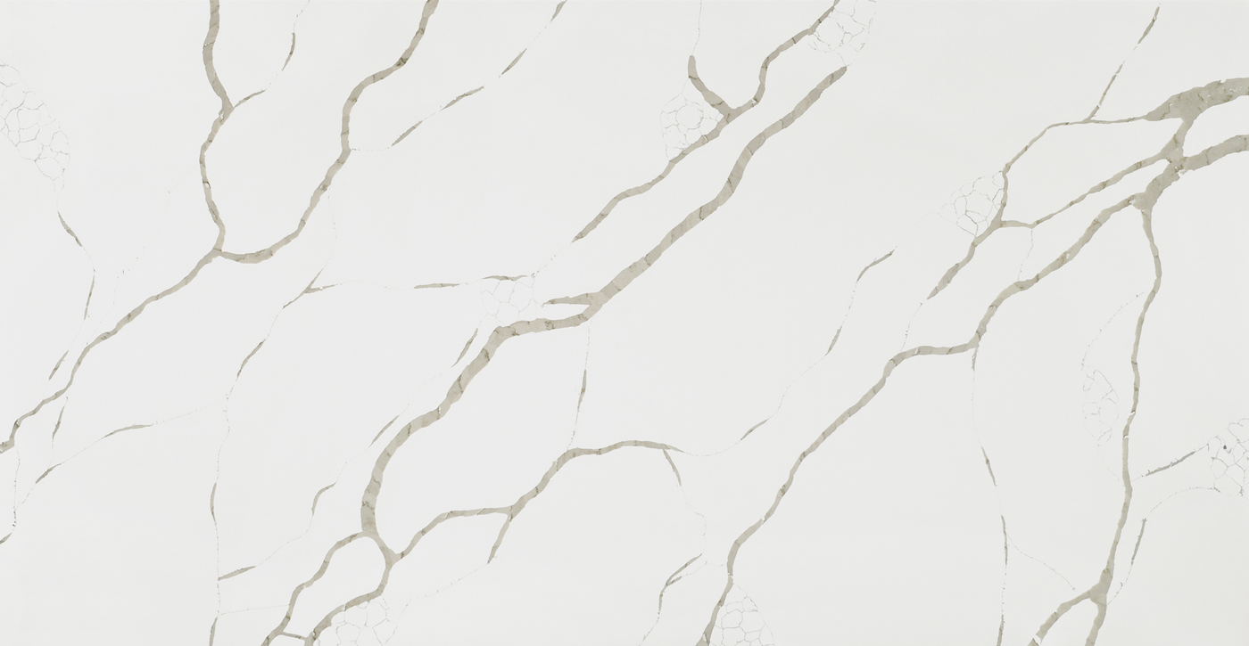 Gilded Calacatta, Impact quartz