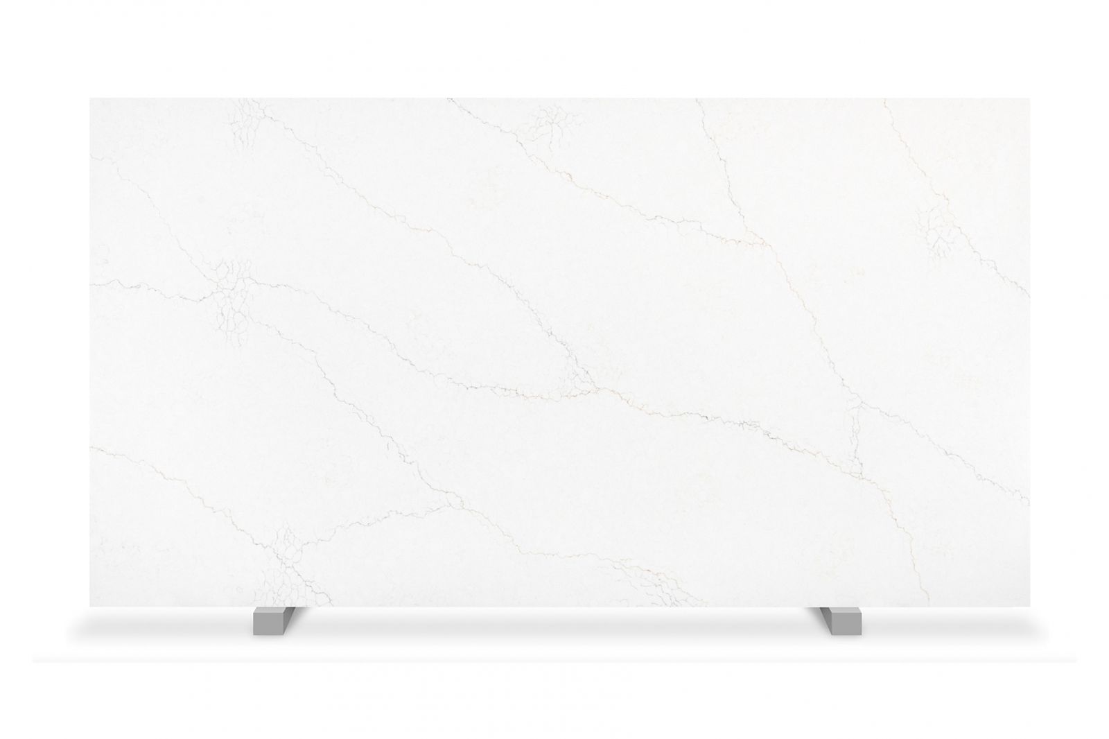 Full slab of Impact Quartz Celestia, the color of this remnant (manufacturer image)